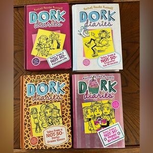 Dork Diaries kids books | set of 4 graphic novels